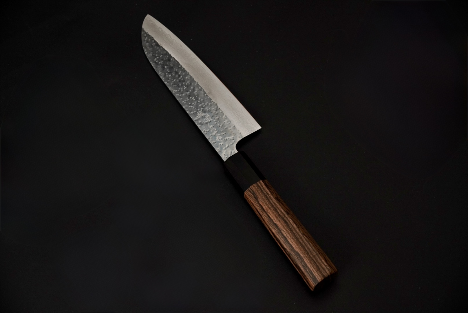 Makoto Kurosaki VG7 Tsuchime Damascus Santoku 165mm
