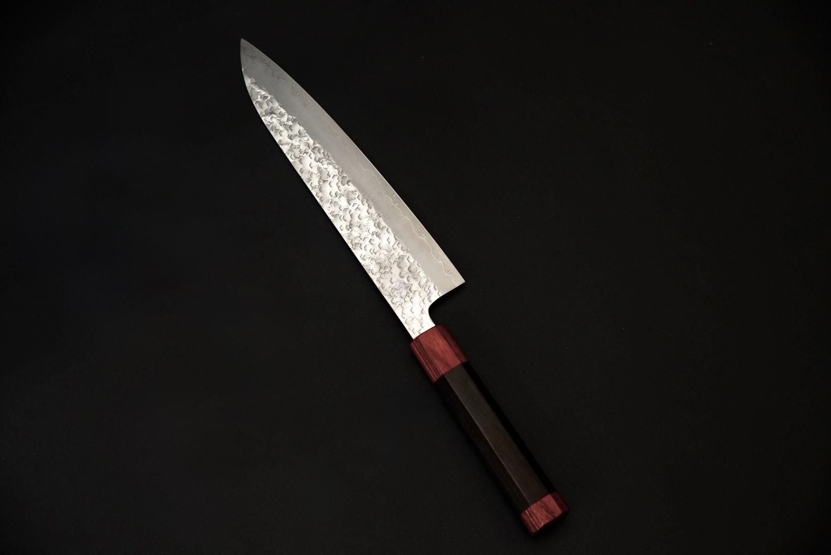 Makoto Kurosaki VG10 Kaen Coreless Tsuchimi Sakura Damascus Gyuto 210mm