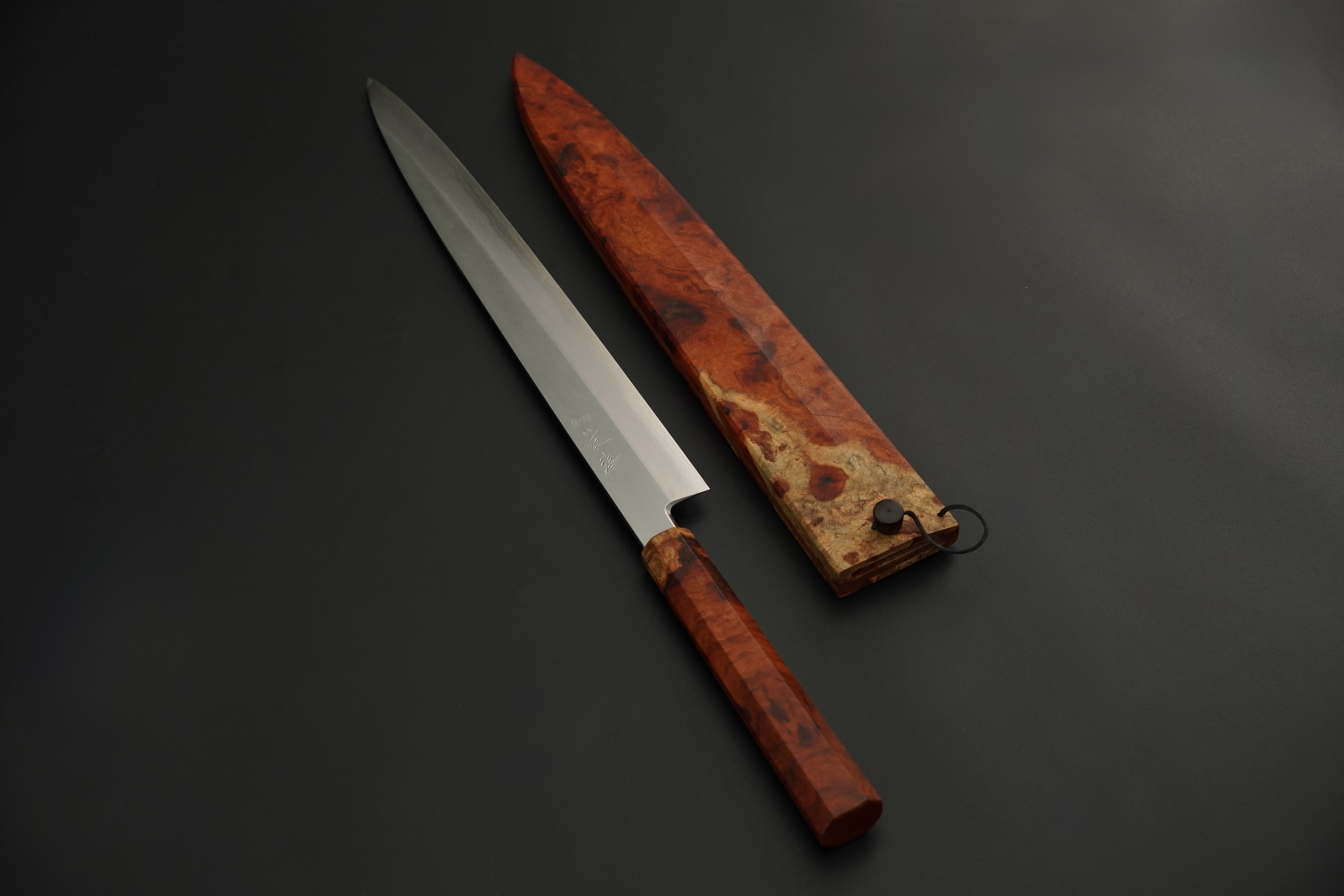 Touroku Sakai-Nakagawa-Masaya Ginsan Yanagiba 330mm with Saya casing